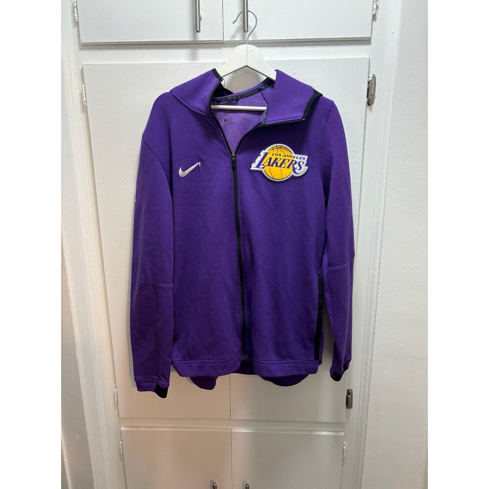 Nike Los Angeles Lakers Thermaflex Showtime Hoodie Jacket Coat Mens Large NBA